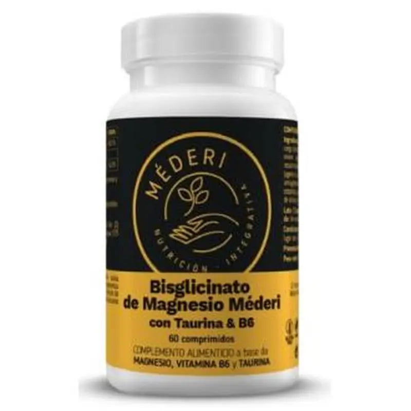 Mederi Integrative Nutrition Magnesium Bisglycinate Taurine+Vit B6 60Comp.