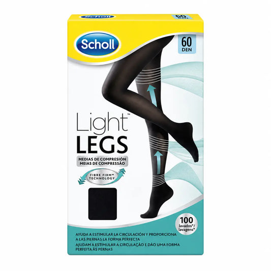 Stockings E.T. Lightweight Comp Tape 60 Den Scholl Light Size S Black