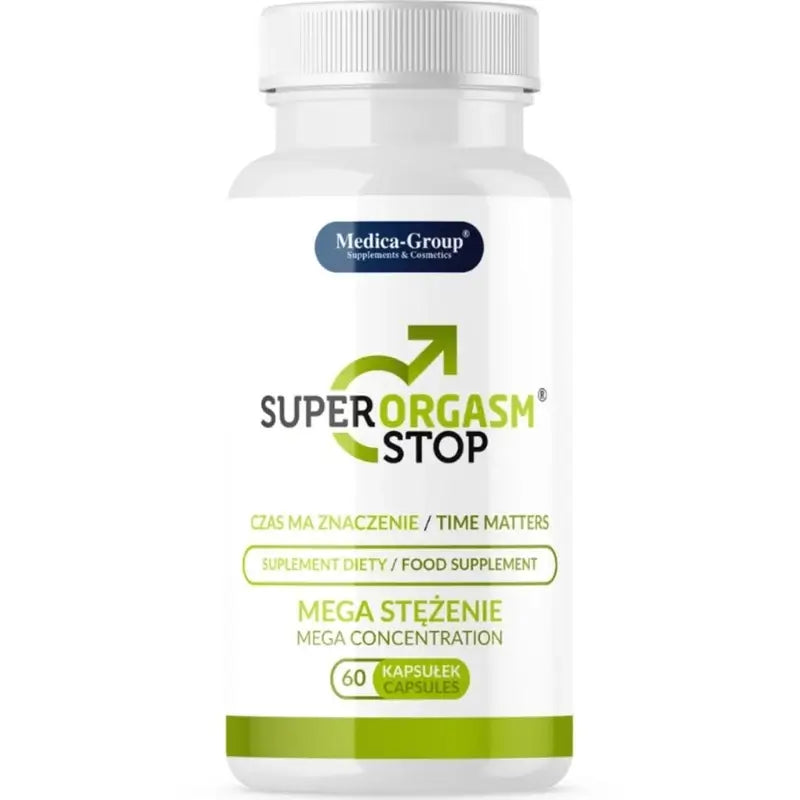 Medica Group Super Orgasm Stop Natural Capsules For Ejaculation Control And Increased Sexual Stamina , 60 capsules