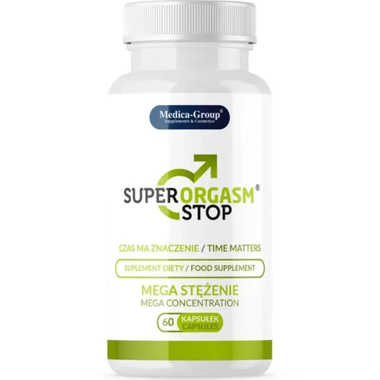 Medica Group Super Orgasm Stop Natural Capsules For Ejaculation Control And Increased Sexual Stamina , 60 capsules