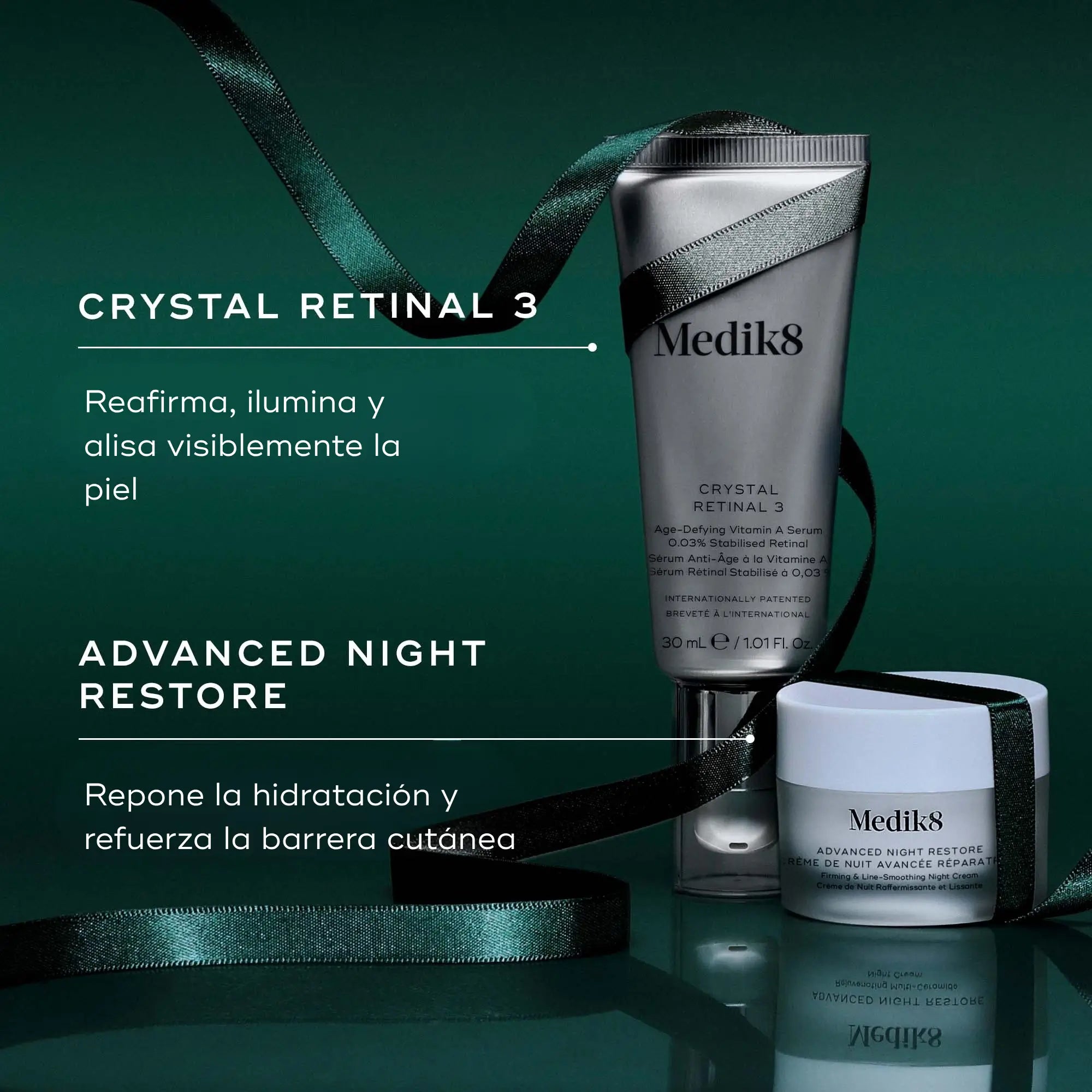 Medik8 Nighttime Nourish Pack Retinal 3 and Night Cream
