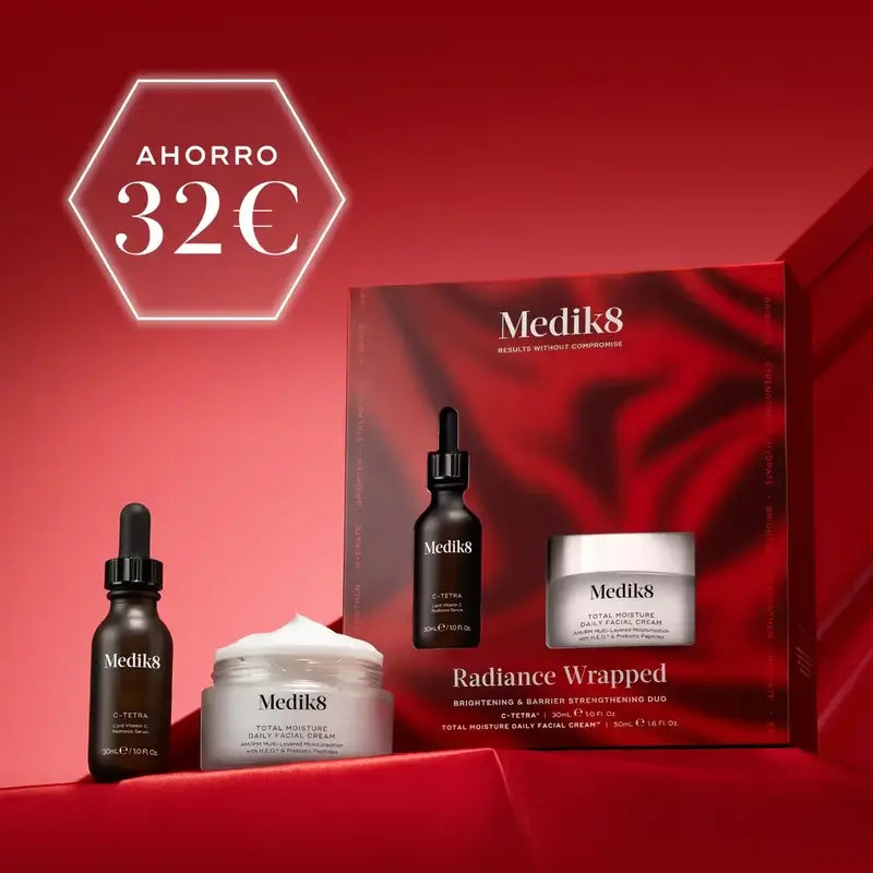 Medik8 Radiance Wrapped C-Tetra 30Ml + Total Moisture Daily Facial Cream 50Ml
