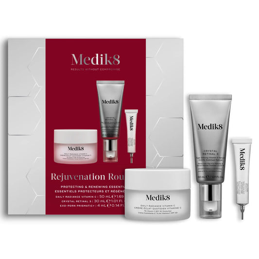 Medik8 Rejuvenation Routine Pack: Vitamin C, Retinal 3 and Exo-PDRN