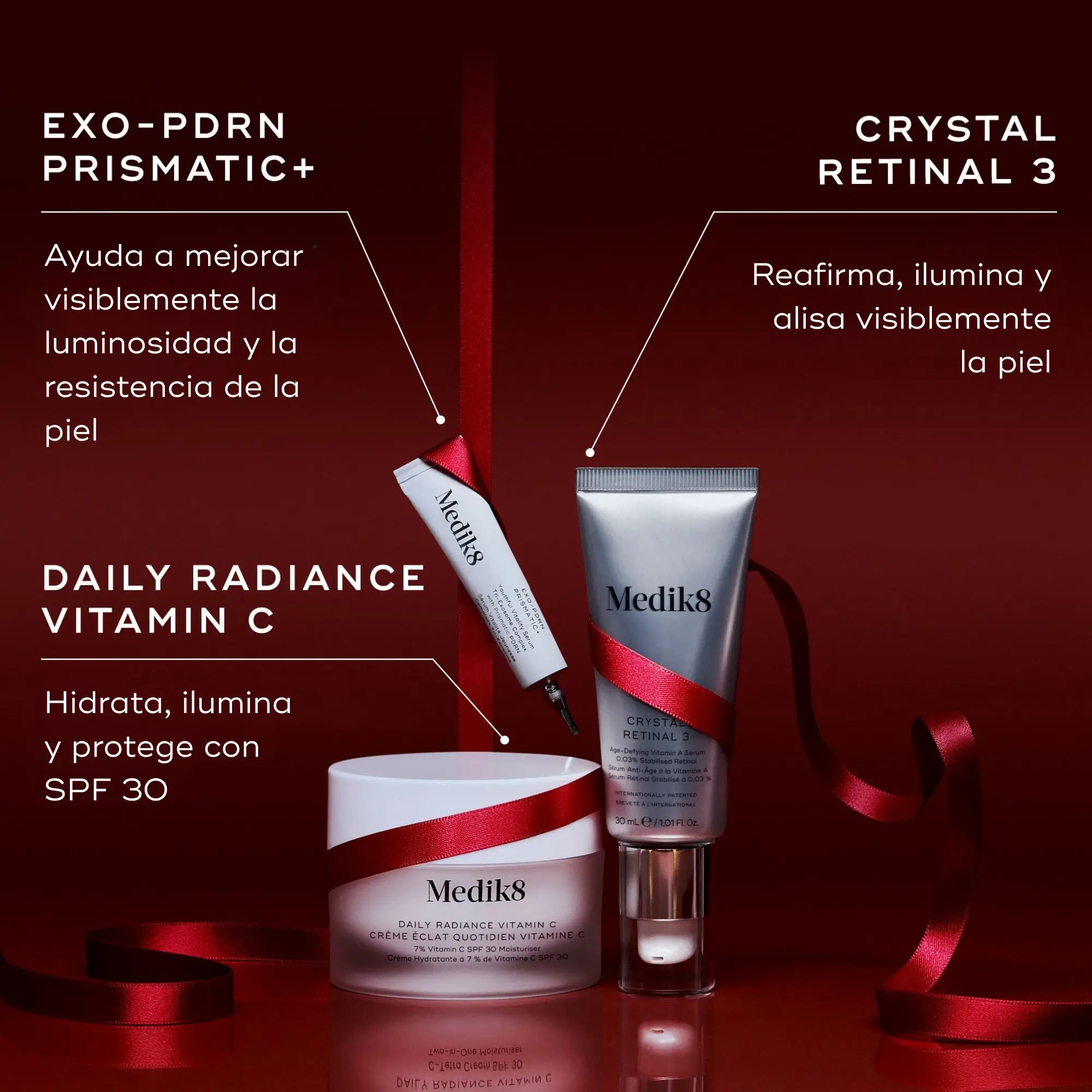 Medik8 Rejuvenation Routine Pack: Vitamin C, Retinal 3 and Exo-PDRN