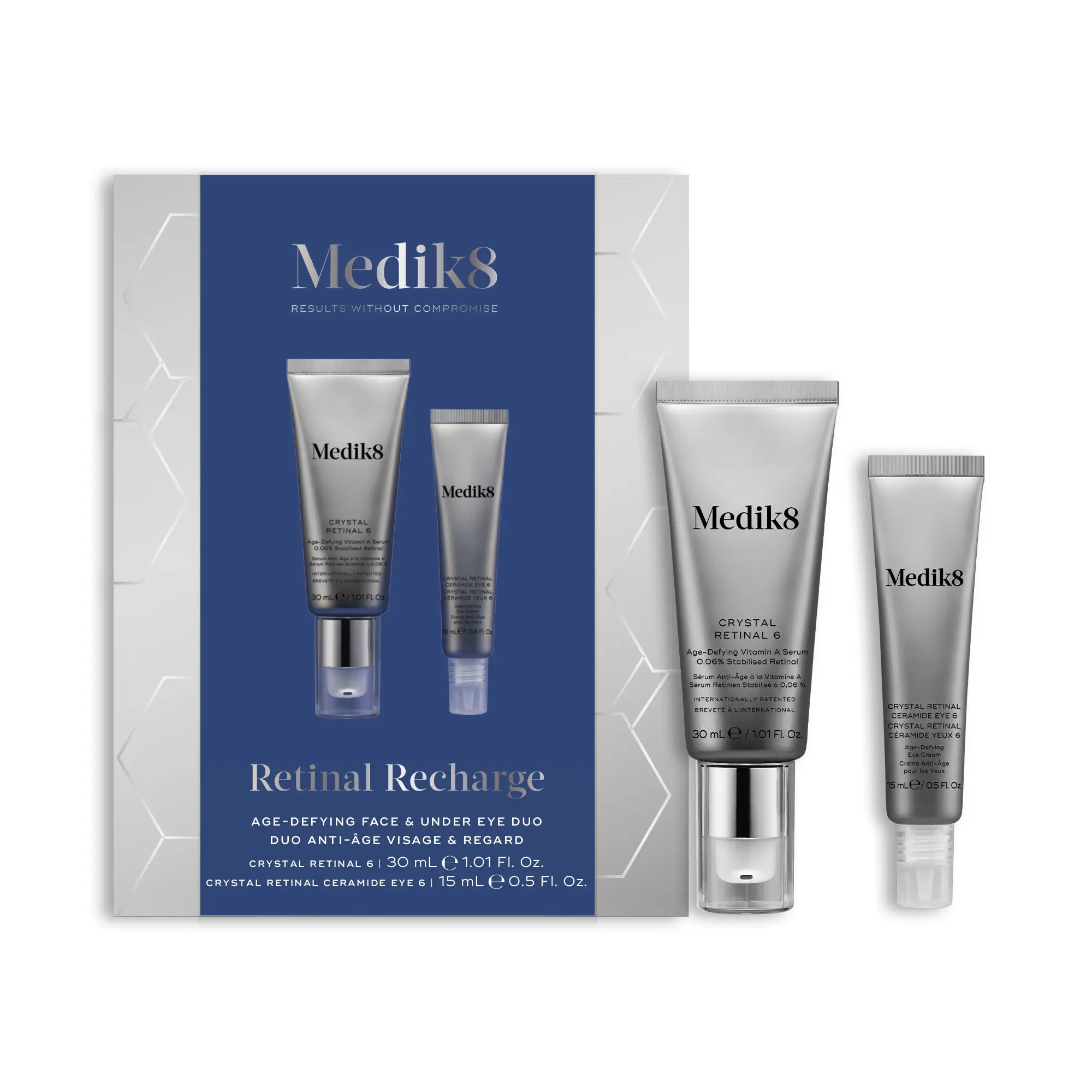 Medik8 Retinal Recharge Pack: Retinal for Face and Eyes
