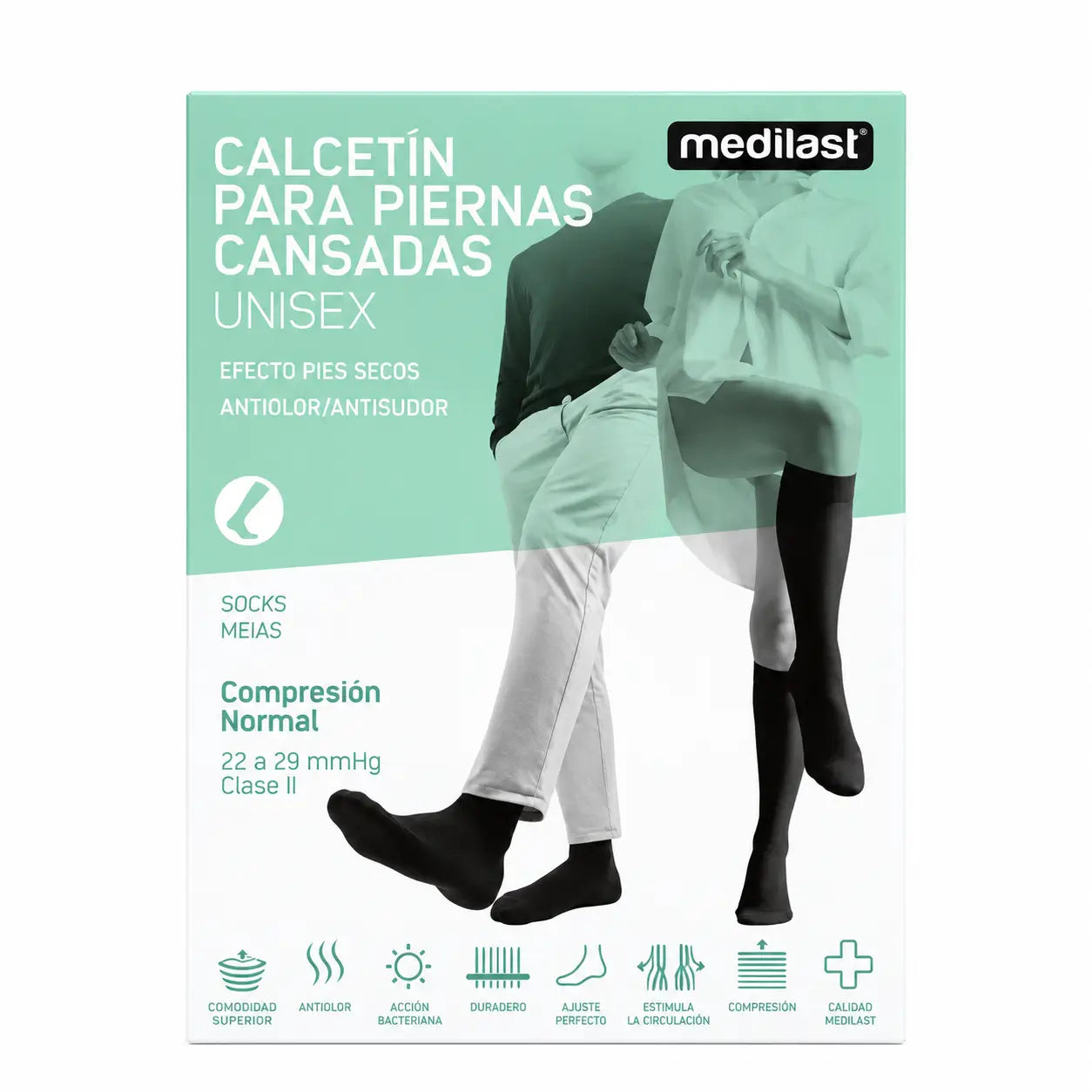 Medilast Sock 300 Black Large