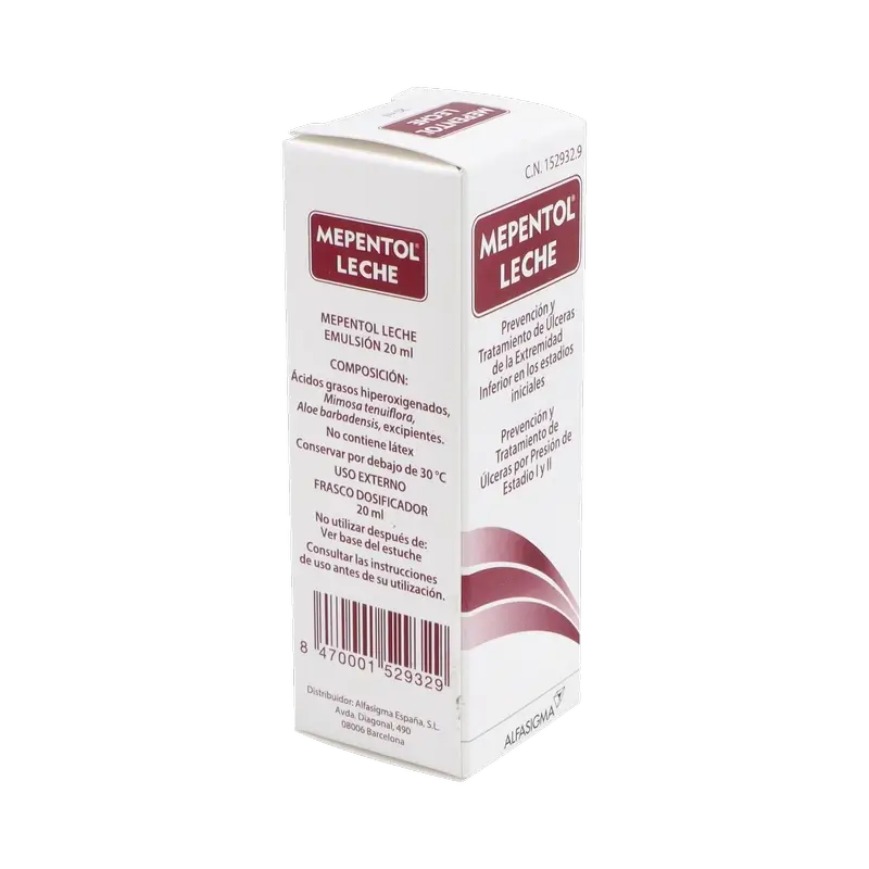 Mepentol Ulcer Milk Emulsion, 4 x 20 ml