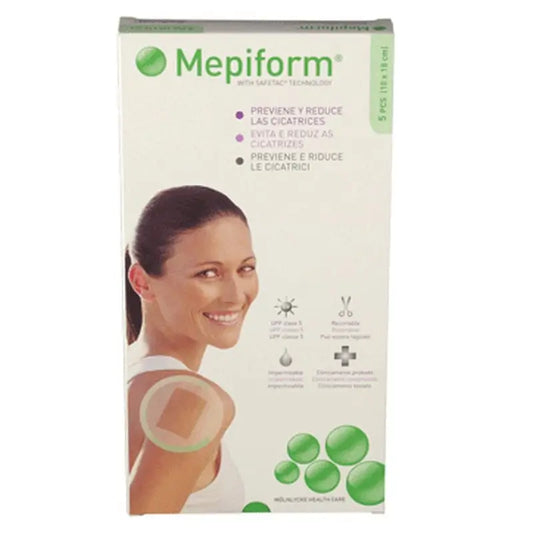Mepiform Scar Reducers Silicone 10 x 18 cm 5 Sheets R293750