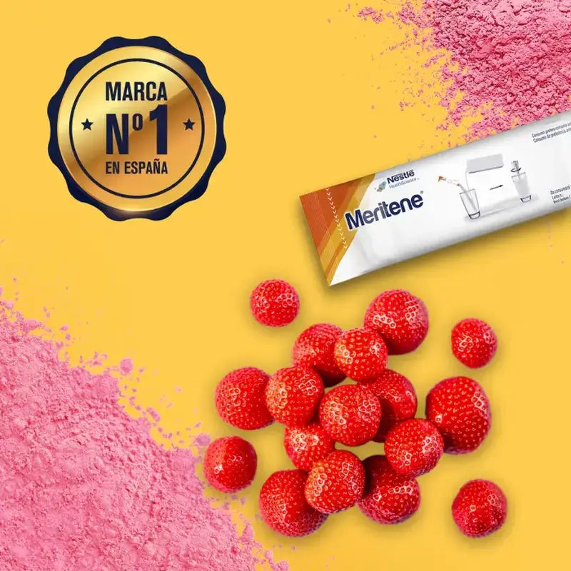 Meritene Strength and Vitality Shake Strawberry Flavour, 15 sachets x 30 g