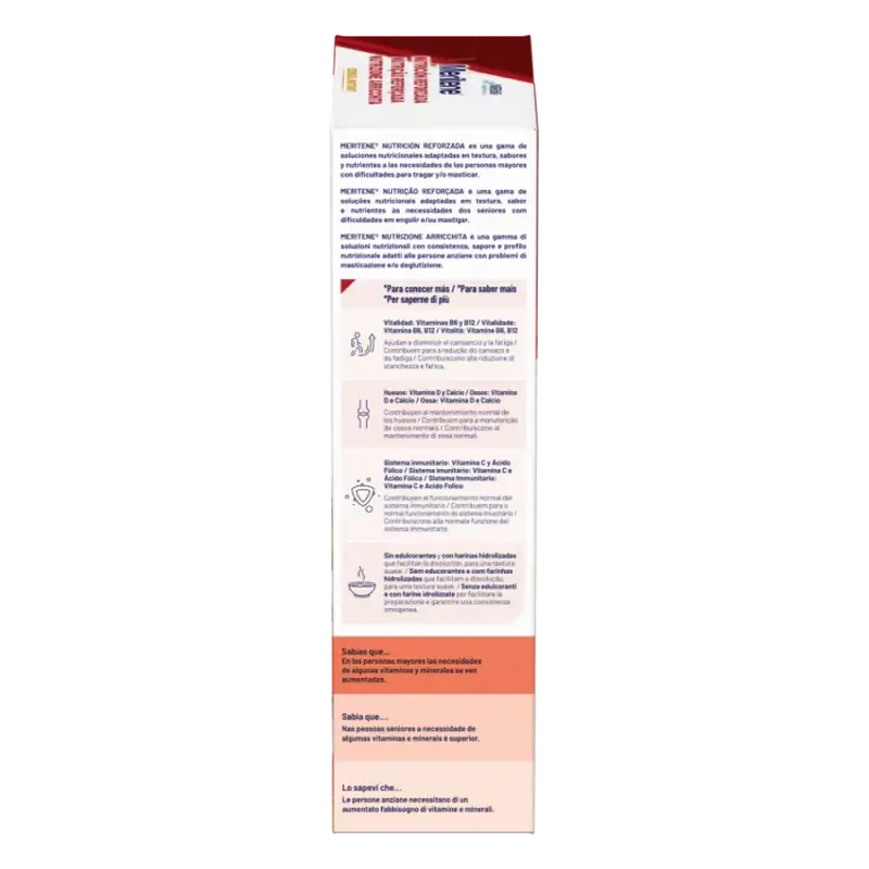 Meritene Reinforced Nutrition Instant Cereal - Multifruit , 1 sachet of 520 g