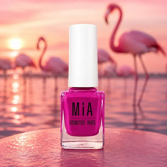 Mia Cosmetics Paris Flamingo Glow Radiant Glow Nail Varnish, 11 ml