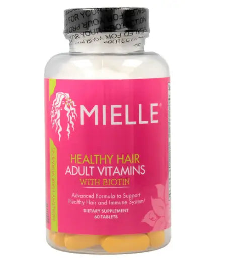 Mielle Healthy Hair Adult Vitamins With Biotin 60 Tablets