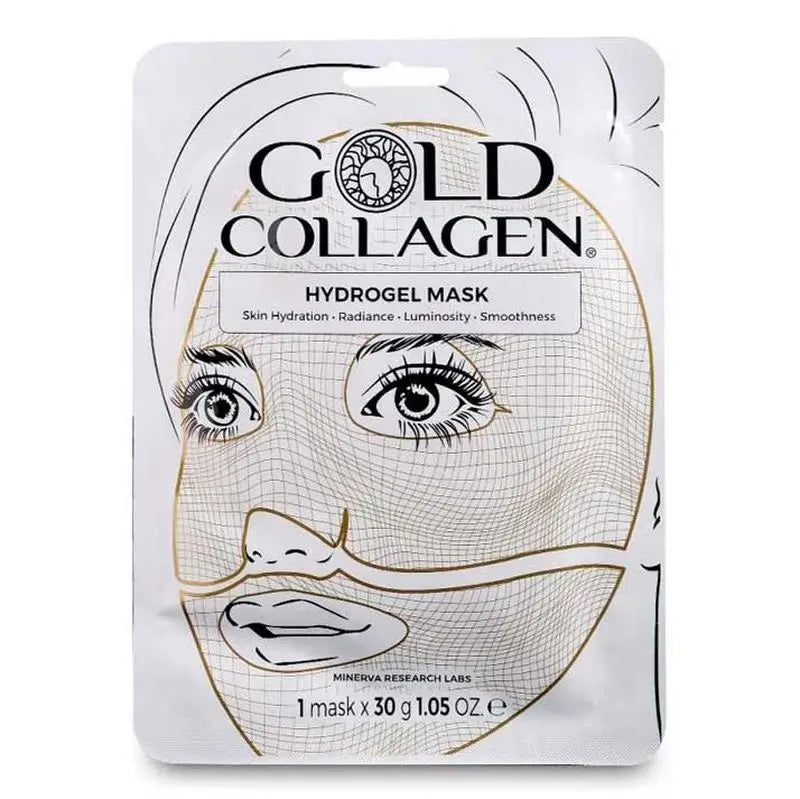 Minerva Gold Collagen Hydrogel Mask, 1 Mask