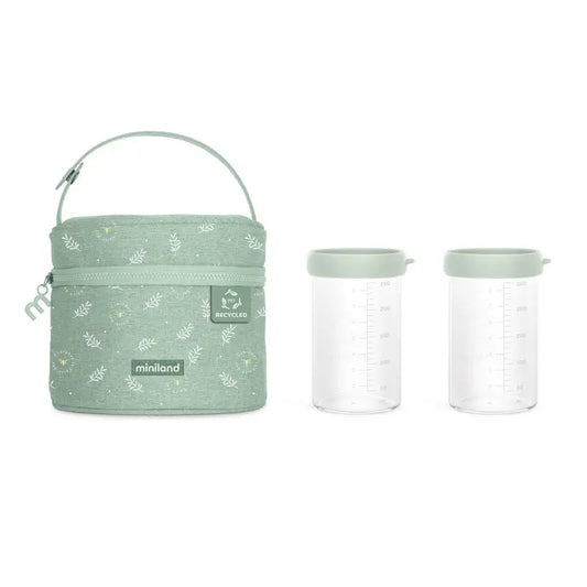 Miniland Recycled Isothermal Bag & 2 Airtight Ecosized