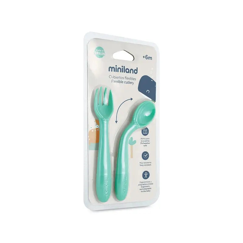 Miniland Ocean Flexible Cutlery for Children