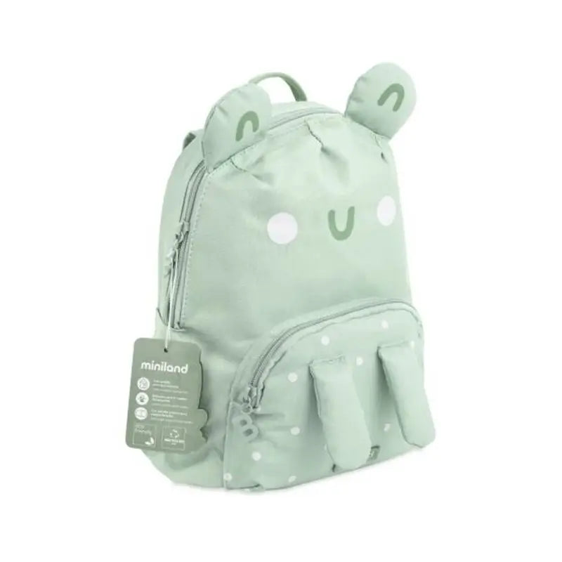 Miniland Recycled Children's Rucksack Ecothermibag Kid Frog