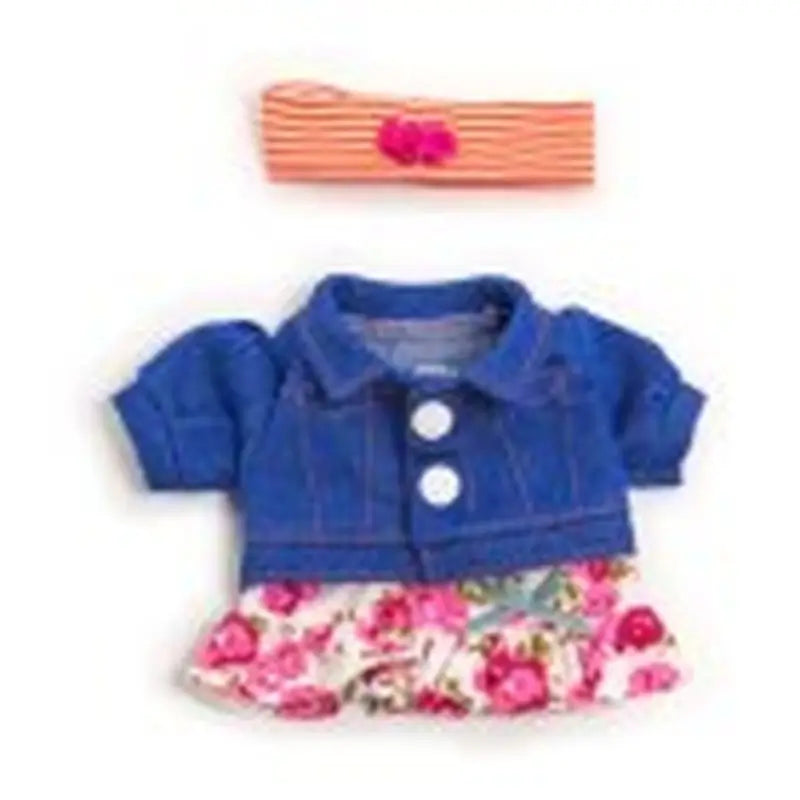 Miniland Clothes Set Halftime Flower For Dolls 21 Cm