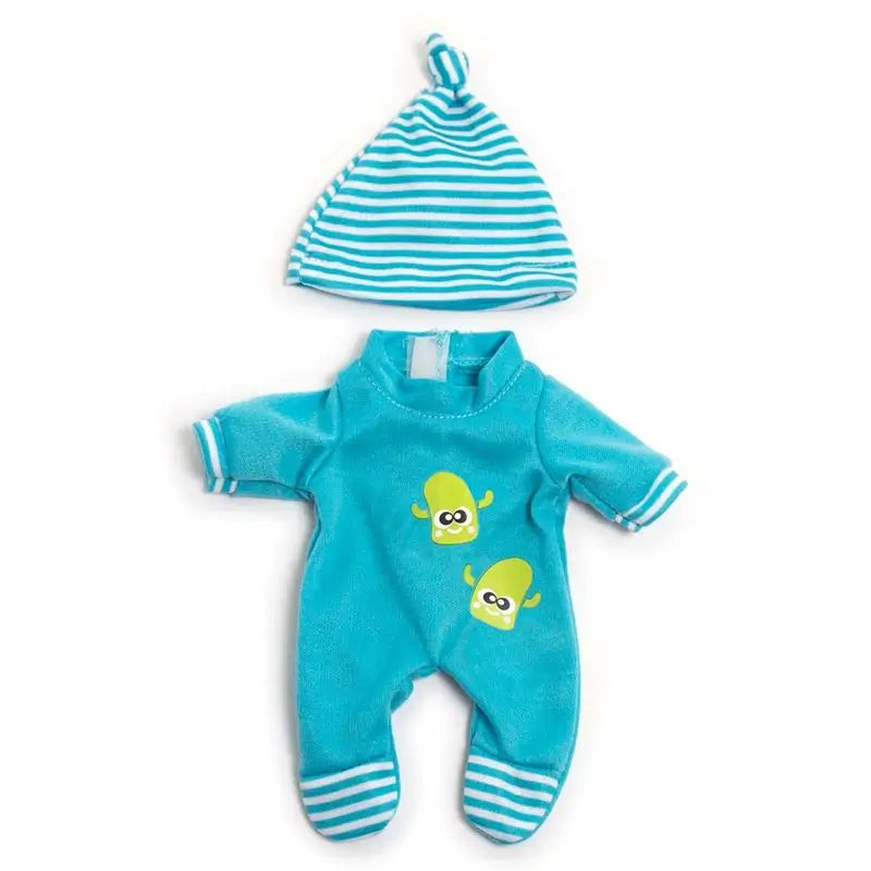 Miniland Winter Pyjama Clothes Blue For Doll 21 Cm