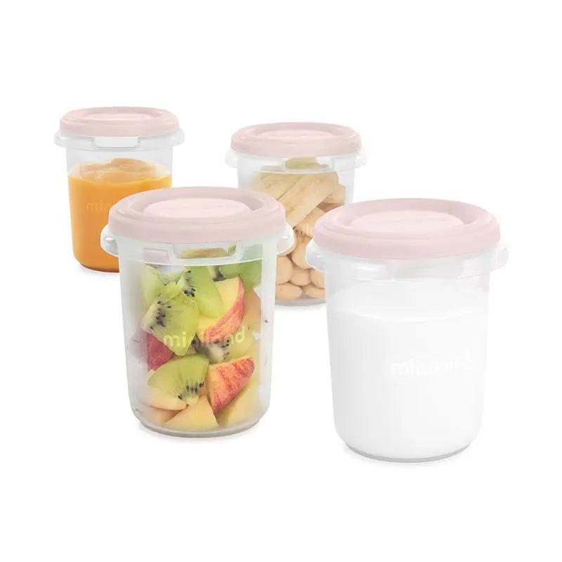 Miniland Set Of 4 Airtight Hermisized Candy 250Ml