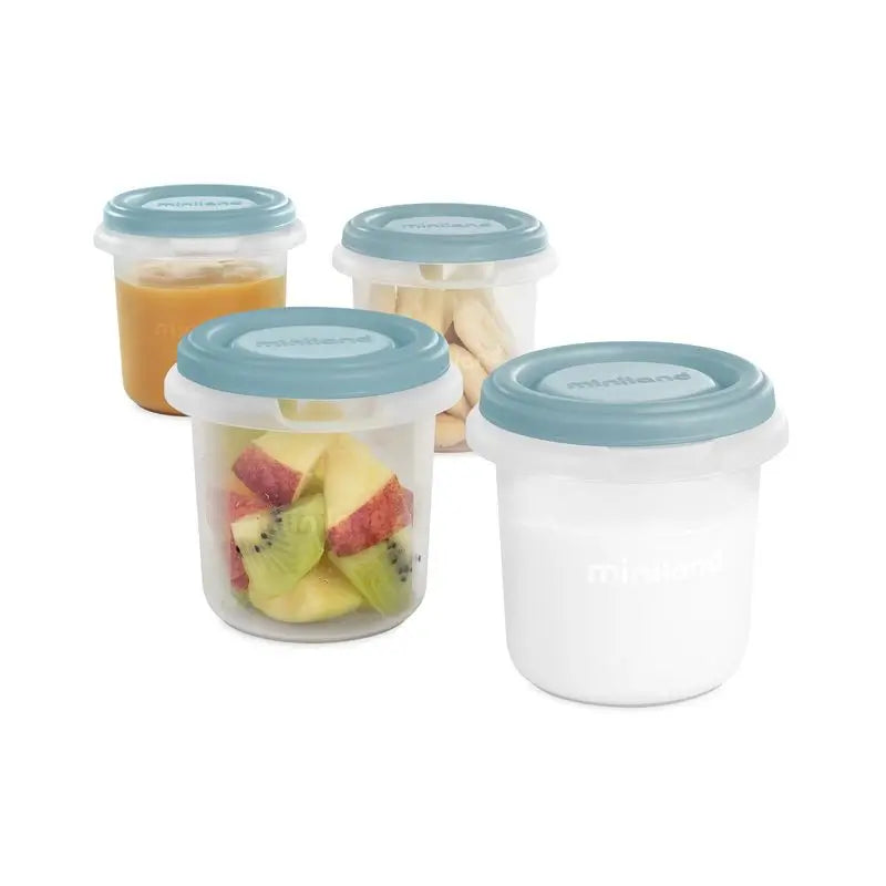 Miniland Set Of 4 Hermisized Ocean Airtight Set 200Ml