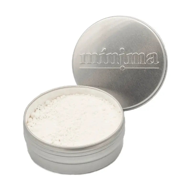 Minima Organics Fluoride Free Vegan Powder Toothpaste In 30 G Tin - Mint Flavour