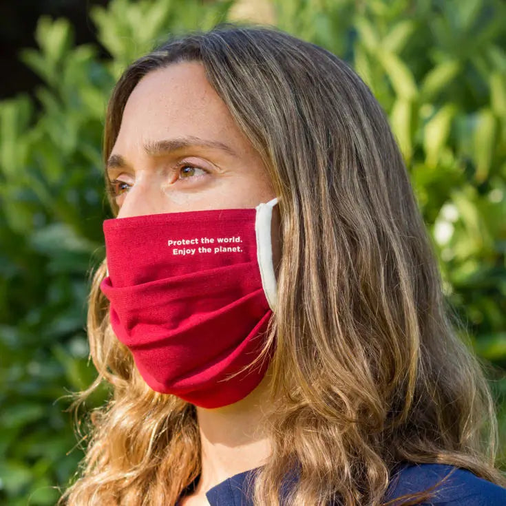 Miss Wood Mask - Red Cloth Mask - Cavalry 1 piece