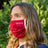Miss Wood Mask - Red Cloth Mask - Cavalry 1 piece