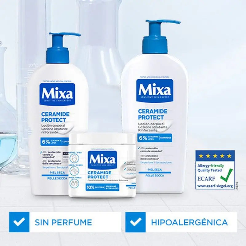 Mixa Ceramide Protect Strengthening Cream For Very Dry Skin 400Ml