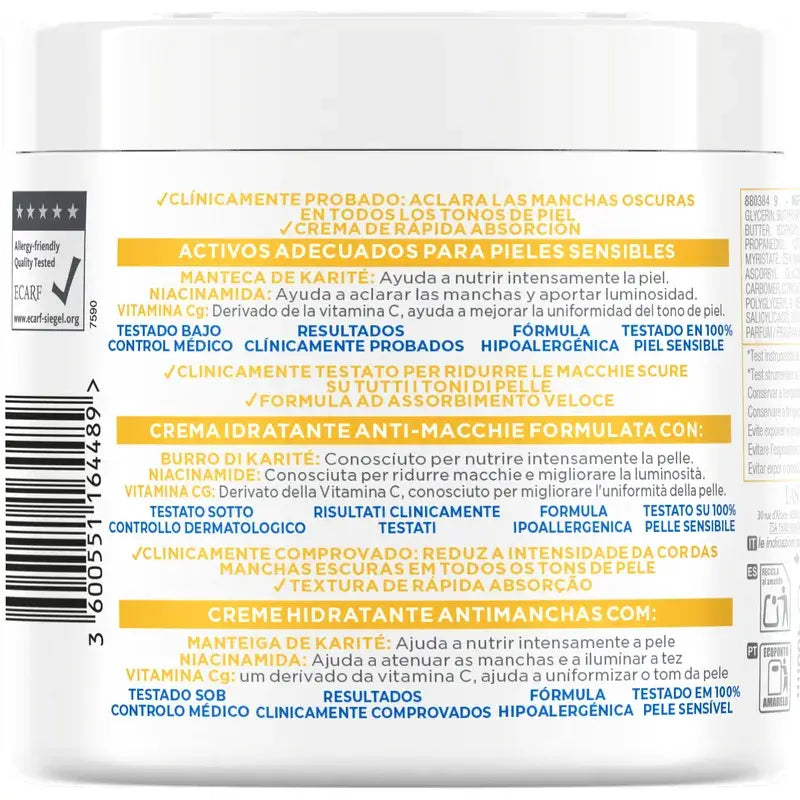 Mixa Niacinamide Stain Cream, 400 ml