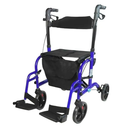Mobiclinic Folding Walker with Seat and Backrest