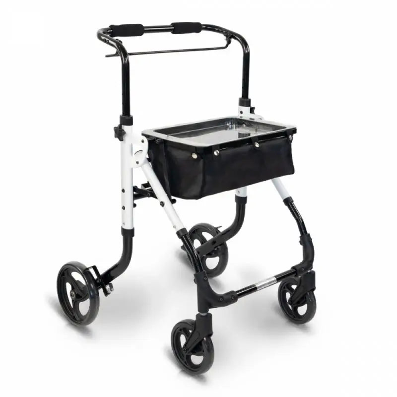 Mobiclinic Aluminium Folding Walker With Bag And Tray