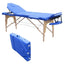 Mobiclinic Wooden Folding Stretcher Blue Tone