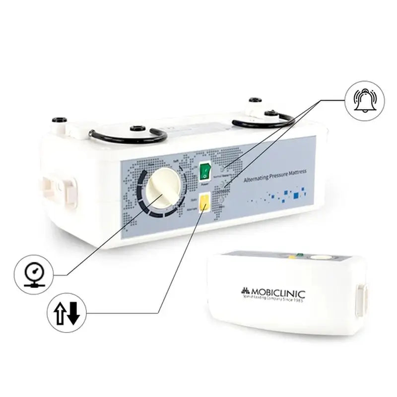 Mobiclinic Mobi4 Air Anti-decubitus Mattress with Compressor, 20 Cells. 200 x 120 x 22 cm