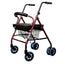Mobiclinic Pack Foldable Walking Frame And Special Anti-decubitus Cushion With Basket