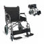 Mobiclinic Folding Wheelchair With Removable Footrests And Folding Backrest