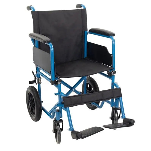 Mobiclinic Folding Wheelchair With Removable Rear Small Wheels