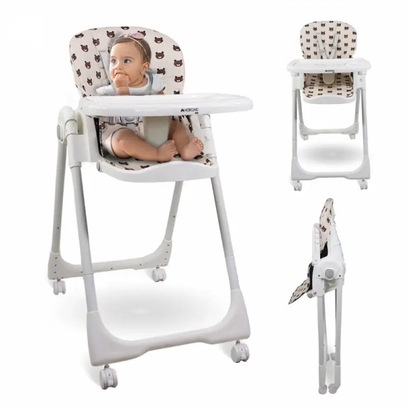 Mobiclinic Simba Bear High Chair With Wheels