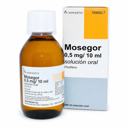 Mosegor 0,5mg/ 10ml, 200 ml Oral Solution