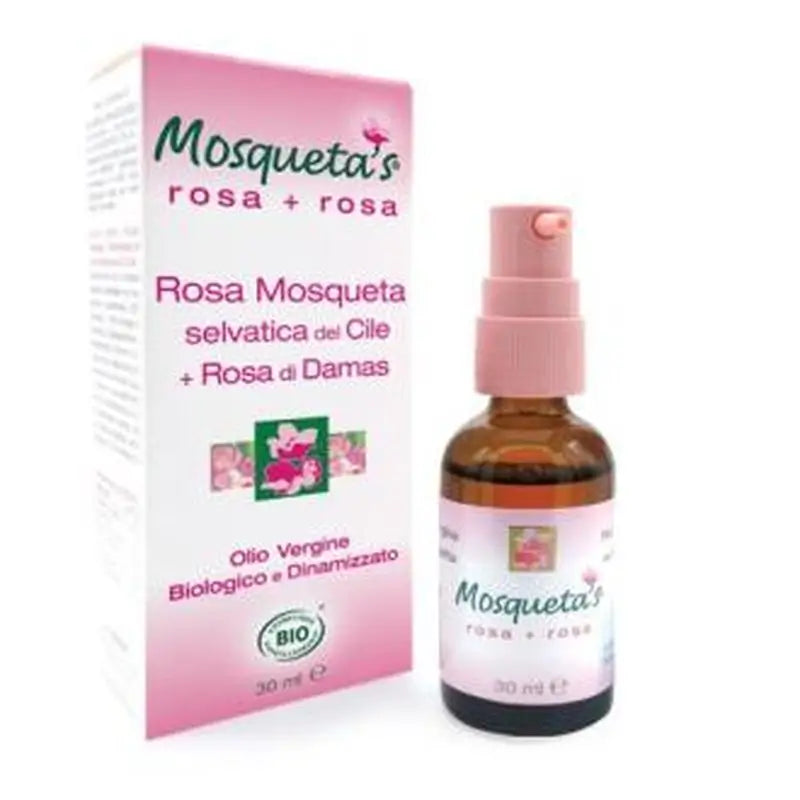 Mosqueta'S Rose Hip Oil + Damascena Rose Oil 30Ml. Bio