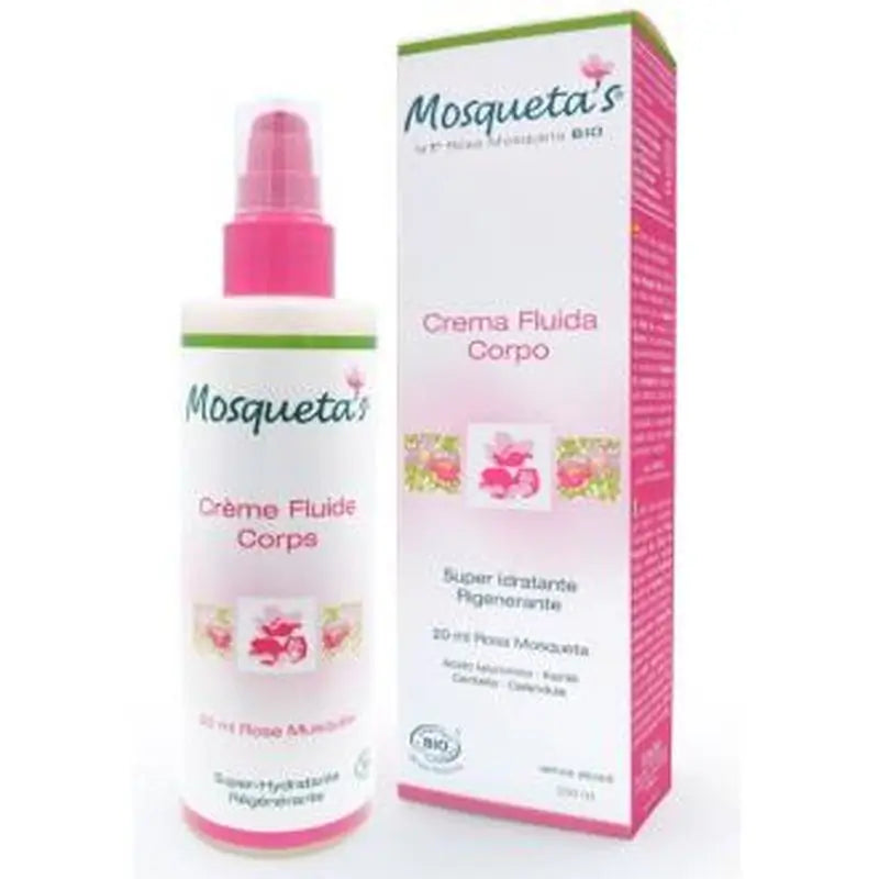 Mosqueta'S Rosehip Moisturising Body Fluid Cream 200Ml