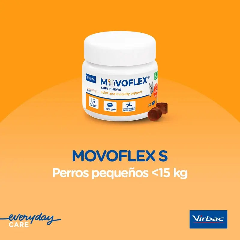 Movoflex Chondroprotector Small Dogs Up to 15Kg, 30 Tablets
