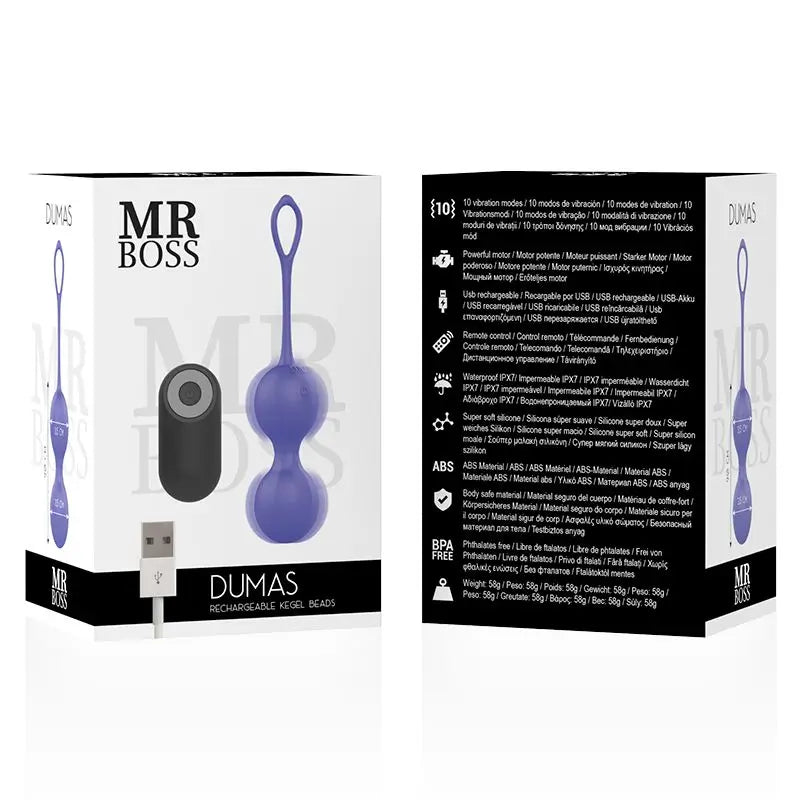 Mr. Boss Dumas Kegel Remote Control Vibrating Beads