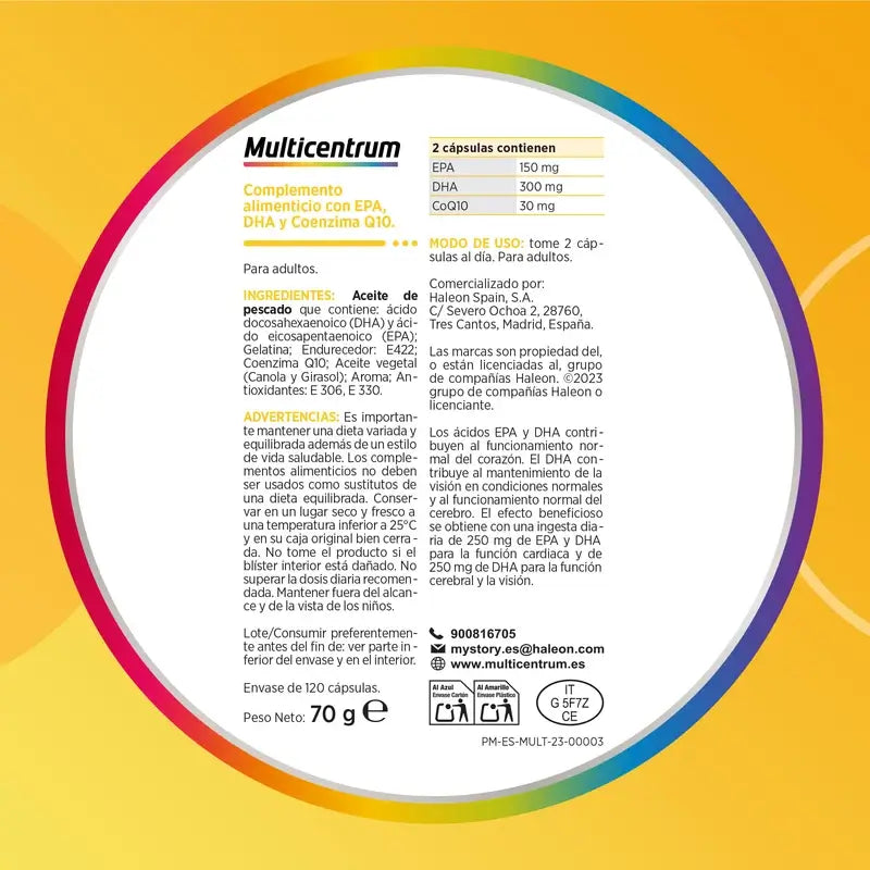Multicentrum Boost Omega 3 , 120 tablets