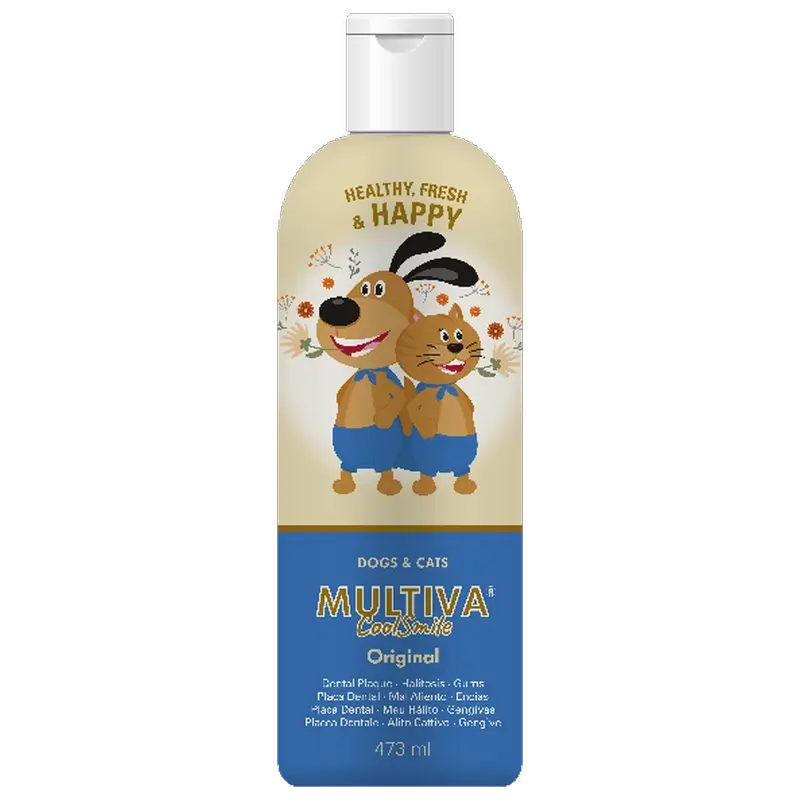 Multiva CoolSmile Original Dogs & Cats Oral Solution, 473 ml