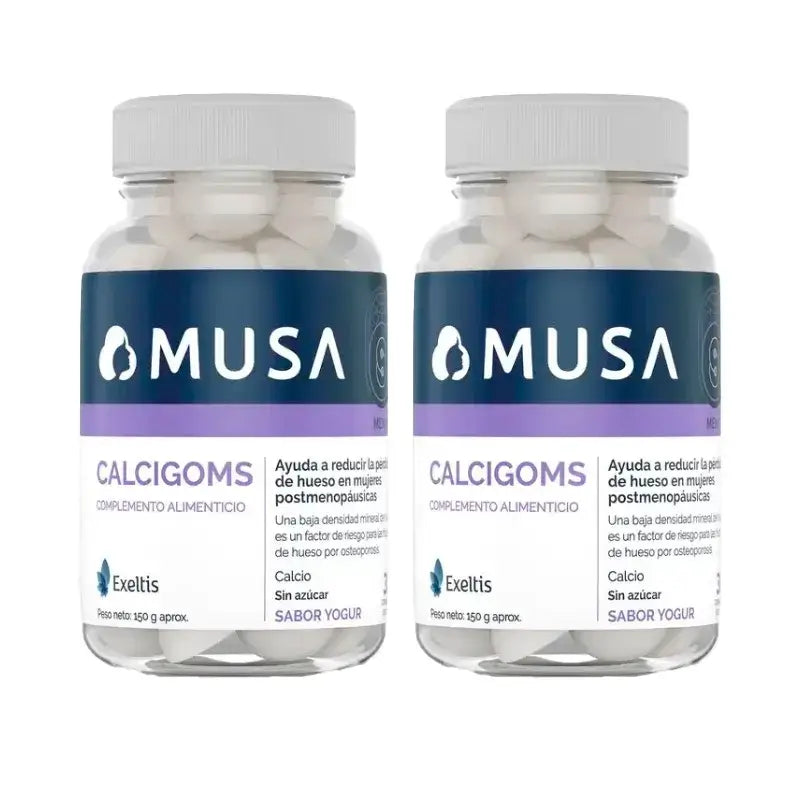 Musa Calcigoms Gummies Clacio , 2 x 30 capsules