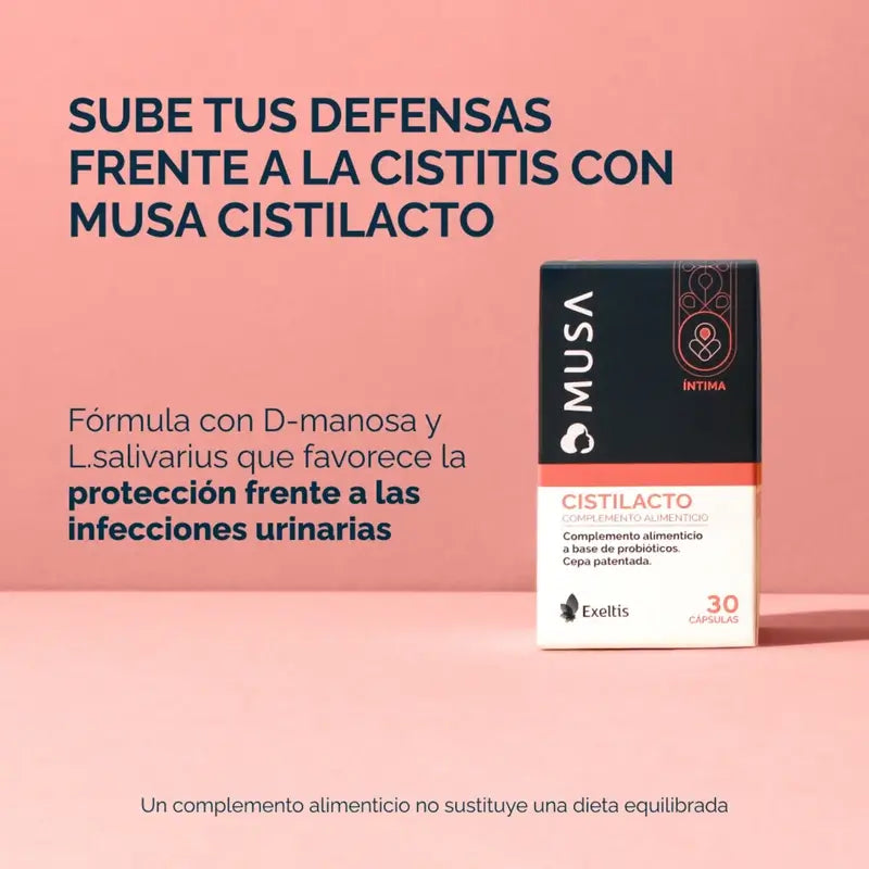 Musa Cistilact Probiotic Cystitis, 30 capsules