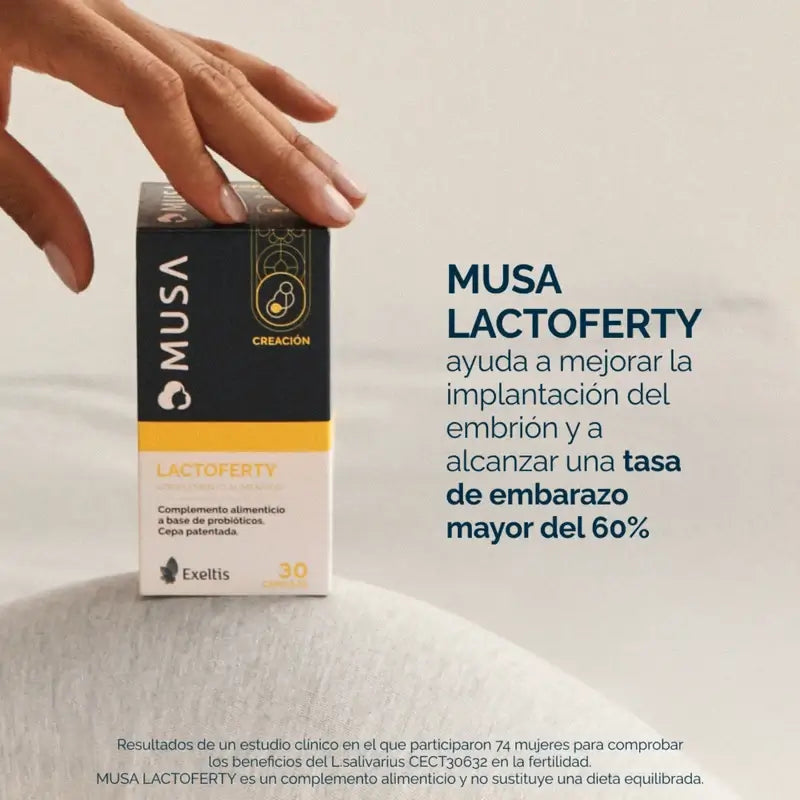 Musa Lactoferty Probiotic Fertility, 30 capsules