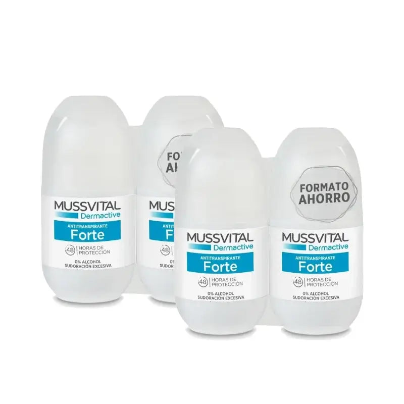 Mussvital Derma Deo Forte, 2 x 75 ml, pack of 2