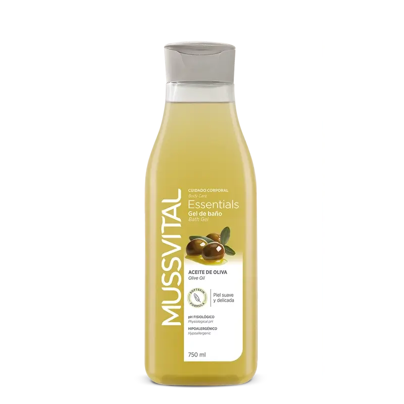Mussvital Essentials Olive Bath Gel , 750 ml
