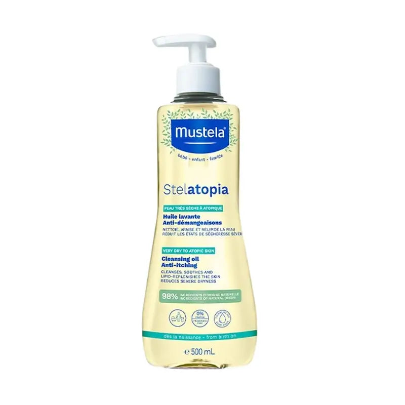 Mustela Stelatopia Bath & Shower Oil, 500 ml